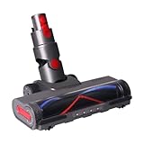 KENVOR Bürste Kompatibel mit Dyson V7 V8 V10 V11 V15 Staubsauger, Bodenbürste Zubehör mit Direktantrieb und LED-Leuchten für Hartböden und Parkett