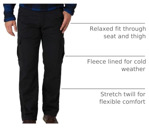 Image of Wrangler Authentics Men's Fleece Lined Cargo Pant