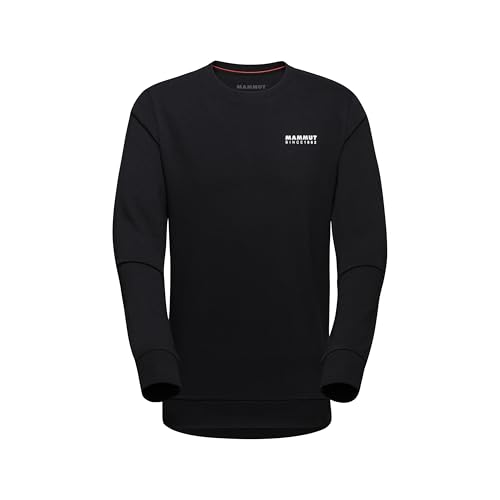 Mammut Core ML Crew Neck Men 1862 – Suéter Versátil para Hombre | Midlayer Ajustada y Técnica | Negro, Talla XXL