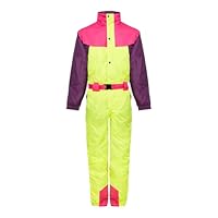 Funky Alps - Vintage Skianzug - Unisex Retro-Ski-Outfit - Wind- und wasserdicht - Perfekt für Après-Ski - Erhältlich in den Größen S bis XXL