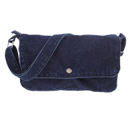 HAPINARY Bolso Bandolera Vaquero Azul Lona Bolsos de Hombro Vaqueros Denim Mensajero Retro para Mujer Universidad Trabajo Viajes HAPINARY Bolso Bandolera Vaquero Azul Lona Bolsos de Hombro Vaqueros Denim Mensajero Retro para Mujer Universidad Trabajo Viajes