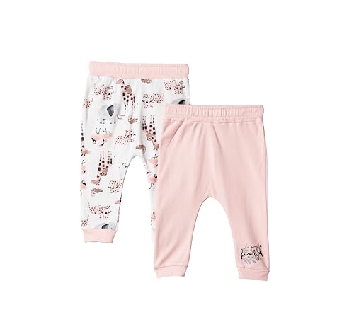 Image of Kidddio Toddler and Baby Unisex Pants 2-Pack -Baby Pants 0-3 Months to 18-24 Months Baby Cotton Sweatpants Jogger Boy Girl