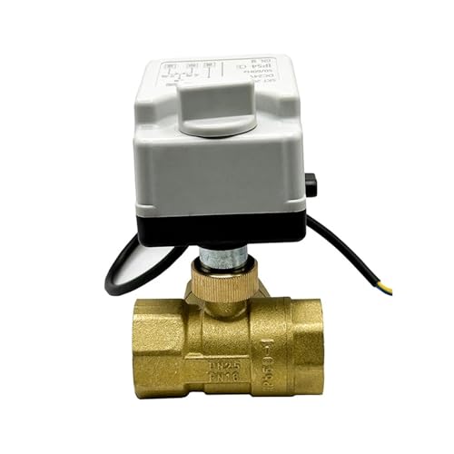 Robinet électrique 3 voies 220V DN40 laiton avec commande CR02 - 4