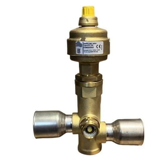 Válvula de expansión electrónica ETS100 034G0505 de 42 mm x 42 mm con control de flujo de precisión.