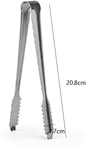 Pinzas de servir – Pinzas de cocina de acero inoxidable para barbacoa, alimentos, hielo - Herramienta de accesorios de cocina