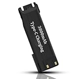 BAOFENG UV-82HP Battery Extended 3800mAh Type-c Charger Repleacement Li-ion Battery for Ham Radio Compatible with UV-82 UV-82L UV-82C UV-89 GMRS Series Walkie Talkie