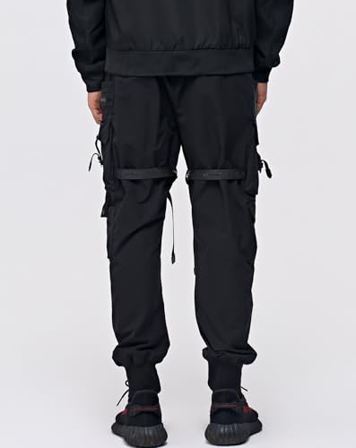 MFCT Men's Techwear Fashion Cargo Pants with Straps4