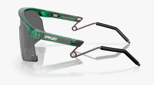 Oakley BXTR Metal Sunglasses Trans Viridian with Prizm Black Iridium Lens4