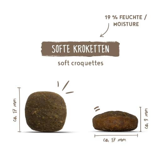 bosch HPC SOFT Hühnchen & Banane | halbfeuchtes Hundefutter für ausgewachsene Hunde aller Rassen | Single Protein | grain-free | 1 x 12.5 kg