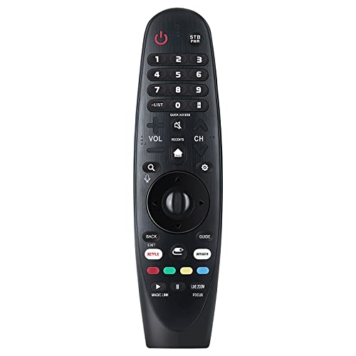 VINABTY Remote Control for LG Smart 4K Super UHDTV AN-MR650A, IR TV Remote Replacement, Lightweight and Ergonomic