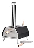 MULTI-FUNKTIONAL – Der Pizzaofen kann im Freien z.B. im Garten, auf dem Balkon oder der Terrasse, beim Camping und zu vielen anderen Anlässen eingesetzt werden. Er ist der Renner auf der nächsten Gartenparty und ideal um leckere Pizza, Flammkuchen, Quiche, Brot oder Aufläufe zu backen.