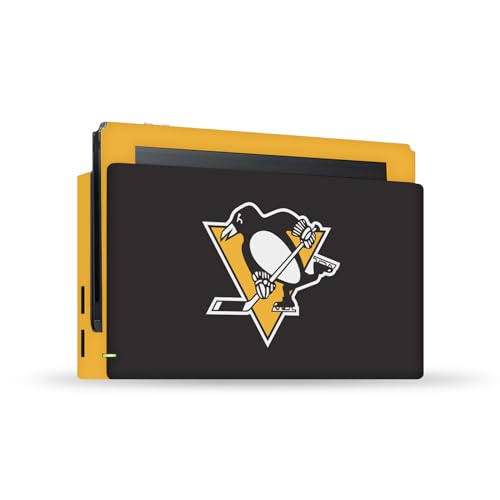 Skin NHL Pittsburgh Penguins pour Nintendo Switch habillage vinyle soirée gaming salon