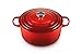 Produktbild Le Creuset Signature Gusseisen-Bräter mit Deckel, Ø 28 cm, Rund, Für alle Herdarten und Induktion geeignet, Volumen: 6,7 l, 6,125 kg, Kirschrot, 21177280602430