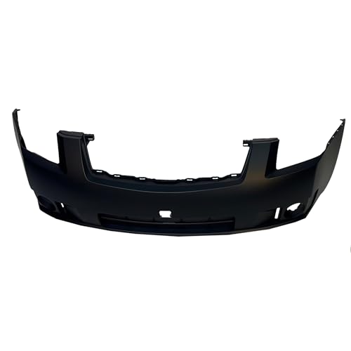 Image of FitParts Compatible with Nissan Sentra 2007-2009 Front Bumper Cover | Primed, With Fog Light Holes, Ready to Paint, OEM 62022ET32J, NI1000241