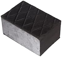 Kora Gummiklotz/Gummiblock für Hebebühne Rangierheber Wagenheber Grubenheber 12 x 8 x 6cm