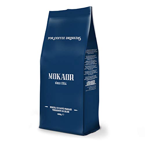 Caffè Mokaor 1954 Torrefatto da artigiani in Italia - Caffè Grani da BAR - Professional Espresso Gran Cream - No Vending - 1 x 1 kg