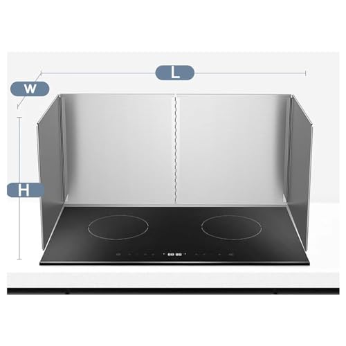 Protector contra salpicaduras de acero inoxidable, protector plegable contra salpicaduras de grasa y protección antisalpicaduras para protección de sartenes de cocina