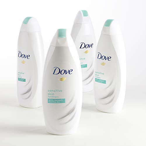 Dove Sulfate Free and Hypoallergenic, Sensitive Skin Body Wash, 22 Fl Oz (Pack of 4) - Image 14