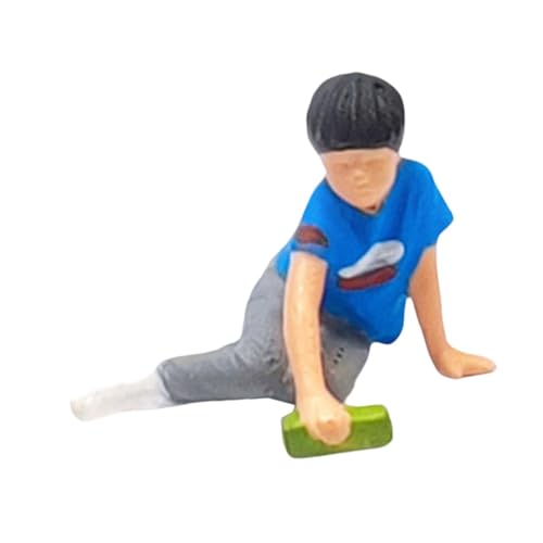 Figura Amagogo niño sentado 1:64 escala resina miniatura 7