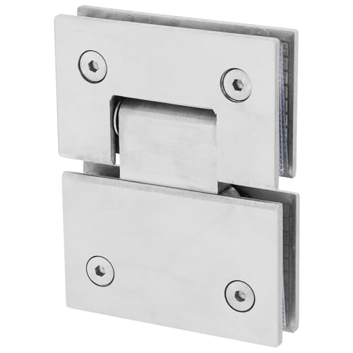 NIYANGLE para Puerta de Ducha de Acero Inoxidable Resistente Diseño Compacto para Ahorro de Espacio Soporte Fiable para Vidrio de Instalación Fácil Baño sin Marco