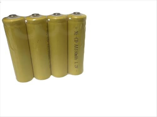 Piles AA rechargeables Ni-CD 1.2V pour lampes solaires de jardin, lot de 12
