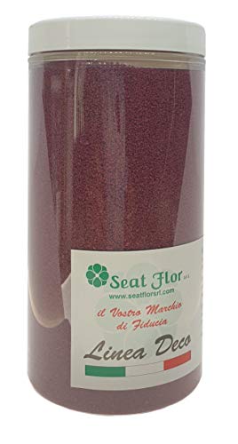 Deco – Sable naturel coloré hypoallergénique et non toxique – Couleurs vives – 0,5 mm –...