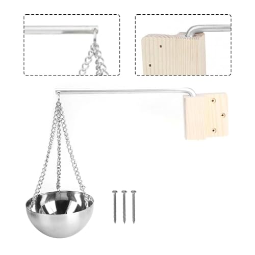 Diffuseur huile essentielle sauna acier inoxydable chaîne support 12cm