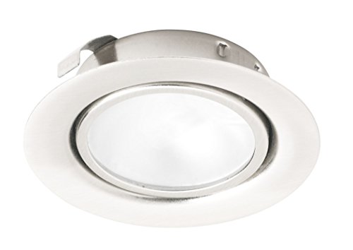Leyton Lighting 12v 20w halogen recessed downlight chrome warm white low voltage (Driver Required)