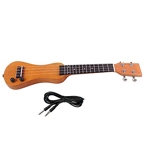 Ukulélé Guitare Électrique 21 Pouces Ukulélé en Bois Massif Cohogany Ukulele Instrument De Musique - Les Beatles, Paul McCartney, John Lennon, RIngo Starr, George Harrison Ukulélé Guitare Électrique 21 Pouces Ukulélé en Bois Massif Cohogany Ukulele Instrument De Musique – Image 5