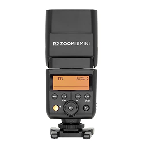 Flashpoint Zoom-Mini Ttl R2 Flash With Integrated R2 Radio Transceiver - Sony Mirrorless Cameras Aa (Tt350S) #TOP6