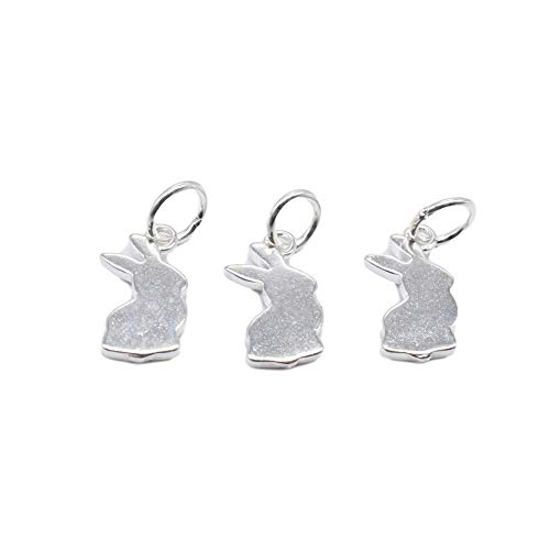 Pendentif lapin en argent sterling idéal pour personnaliser vos bracelets au quotidien