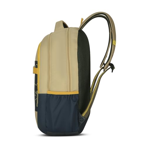 Image of Aristocrat Buzz Casual Backpack 30L | 3 Compartments with Quick-Access Front Pocket | Padded Shoulder Straps & Side Bottle Holders | Office & Travel Backpack for Men & Women