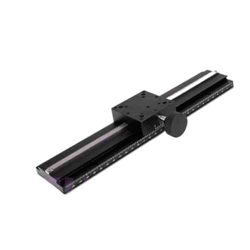 Ajuste fino lineal manual LWX60-L300 con ranura de cola de milano para un guiado sin holguras