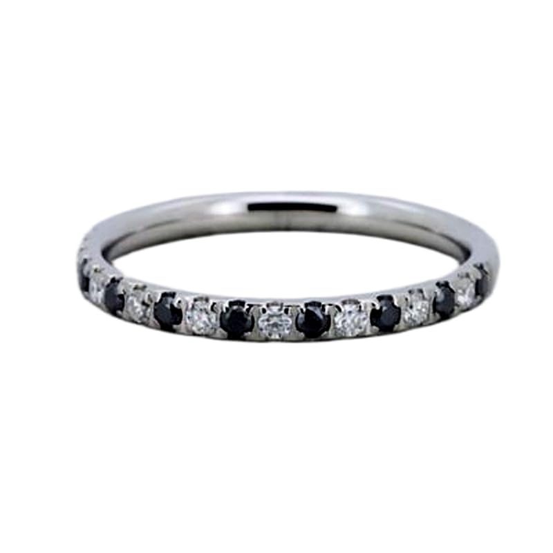 Bague imposante argent 925 pavé de diamants de culture et onyx noir