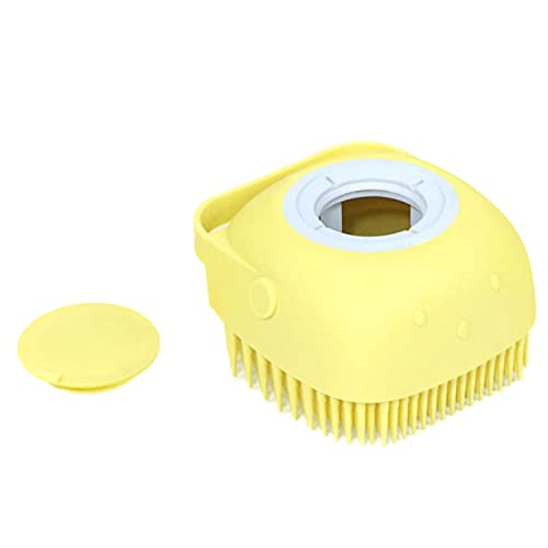 Image of Silicone Hair Scalp Massage & Bathing Brush For Cleaning Body Silicon Wash Scrubber Cleaner Massager For Shampoo Soap Softener Skin Care Brushes For Shower Bathroom Men Women