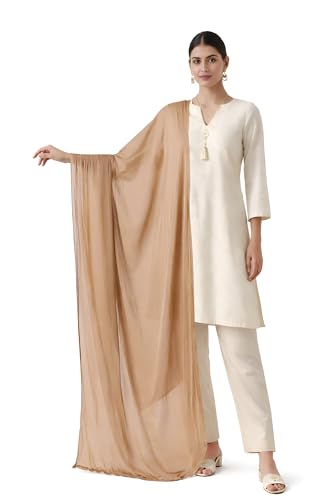 Image of MYRAH Chiffon Solid Casual Daily Use Dupatta For Women's & Girls Length - 2.50 Meter