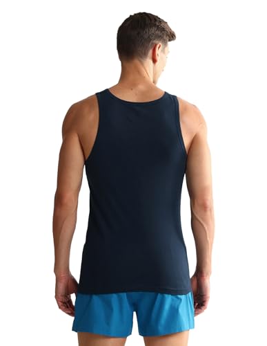 Image of U.S. Polo ASSN. Mens OEV05 Solid Cotton Vest - Pack of 2