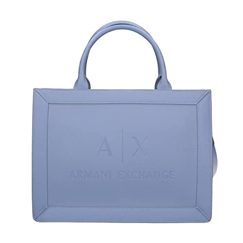 Armani Exchange Layla, Big Front Logo, Zipped, Internal Pocket, fourre-Tout aux Femmes, Shadow