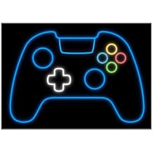 Gamer Neon Sign, Game Controller LED Sign for Gaming Room Decor, Gaming Neon Sign for Boys Room Decor, Neon Gaming Sign for Gaming Wall Decor, Best Gamer Gifts for Boys, Kids