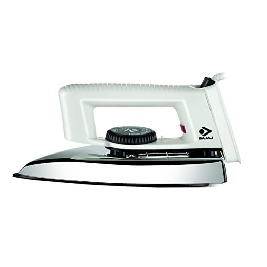 Bajaj Popular 1000-Watt Light Weight Dry Iron (White)