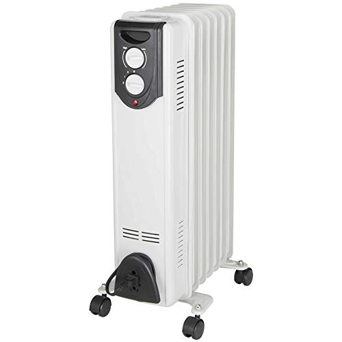 Amazon.com: Homebasix Cyb20-7 Oil Filled Radiator Electric Heater : Home u0026  Kitchen