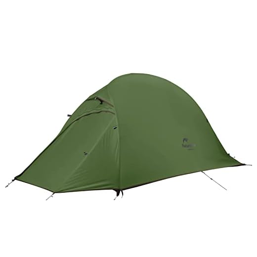 Naturehike Cloud Up 1 Upgrade 1 Person Leichtes Kuppelzelt mit Foyer für 3-4 Saison, Rucksack, wasserdicht, für Camping, Wandern