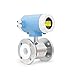 Industrial Digital Flow Meter Sensor High Accuracy Flange Link Standard Pipeline Electromagnetic Flowmeter(DN-80)