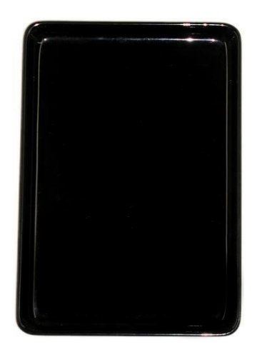 Amazon | 切手盆 8寸(越前塗)木製 漆塗り 漆器 黒・無地 8号 横