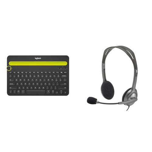 Image of Logitech K480 Wireless Multi-Device Keyboard for Windows, Macos, Ipados, Android Or Chrome Os, Bluet