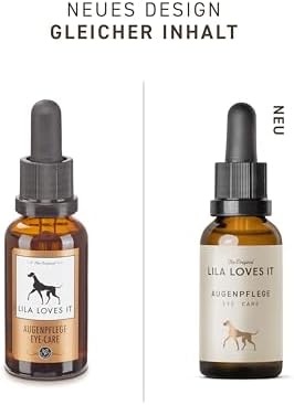 Augenpflege für Hunde von LILA LOVES IT - sanfte Reinigung, beruhigt und regeneriert, löst Verkrustungen und Schmutz, sp