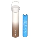 KEKHEALTH 16H Insulin Pen Cooler Travel Case, Medicine Cool Bag with QR Medical Travel Tag, EpiPen Carry Case Diabetic Travel Kits with Biogel Ice Pack, TSA Approved(Mocha Brown)