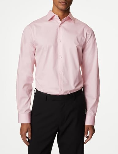 Image of Marks & Spencer Men's Cotton Regular Fit Long Sleeves Shirt