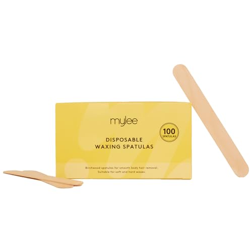 Mylee Lot de 100 spatules jetables en bois de qualité professionnelle pour épilation à la cire chaude