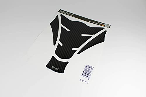 BIKE-label Tankpad 3D Carbon Schwarz Optik universell für Motorrad Tanks X507751VA